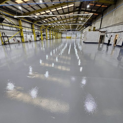 Warehouse resin flooring