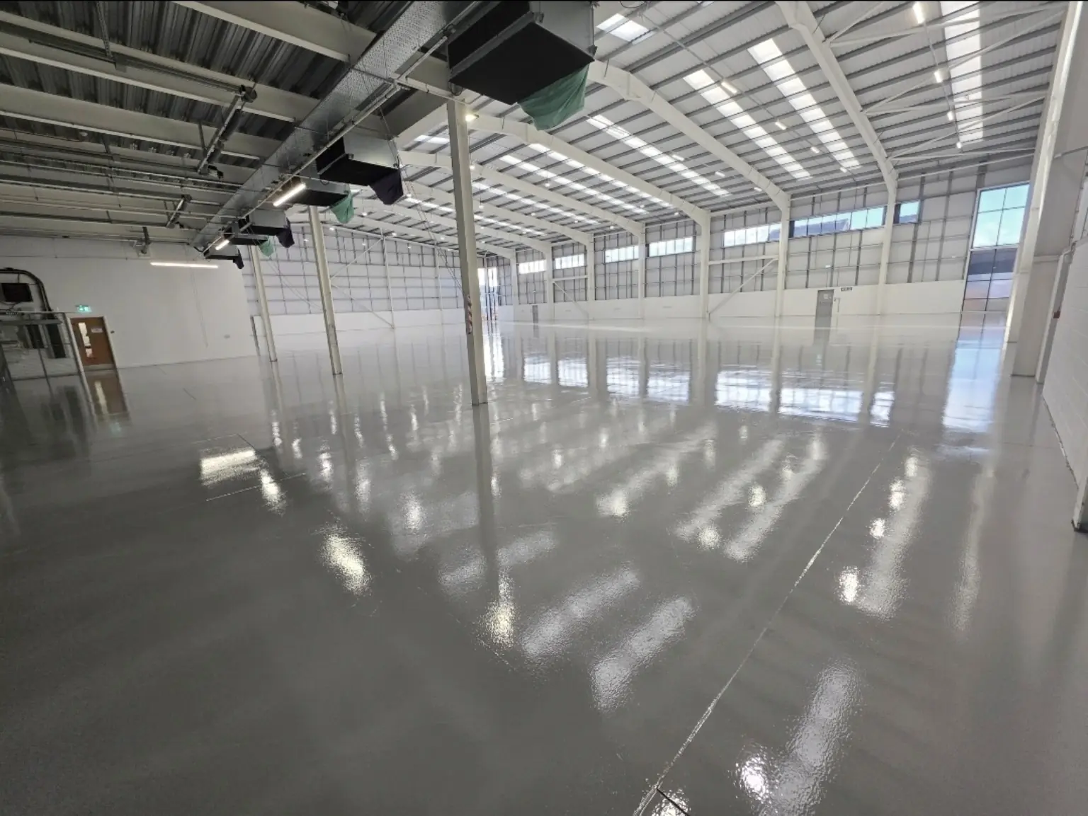 Finished Vebro Polymers epoxy warehouse flooring