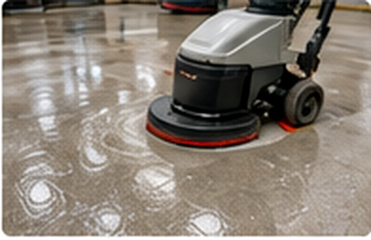 Cleaning and maintaining a seamless industrial resin floor